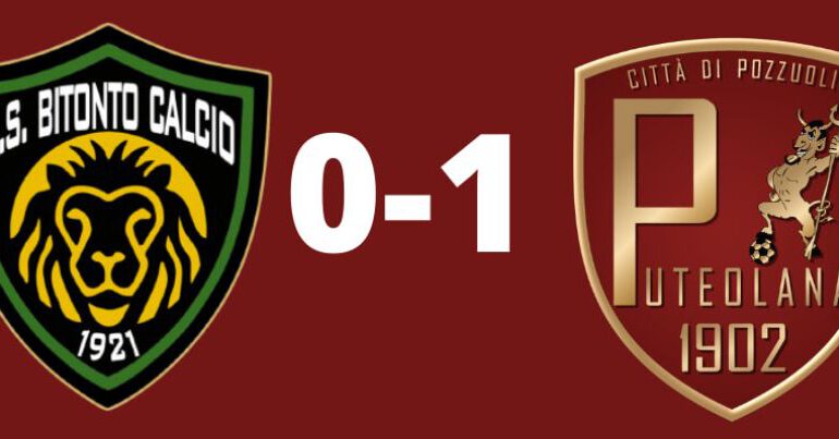 Serie D – Bitonto-Puteolana: 0-1. Scalzone sbaglia, Romano salva e Romeo la risolve