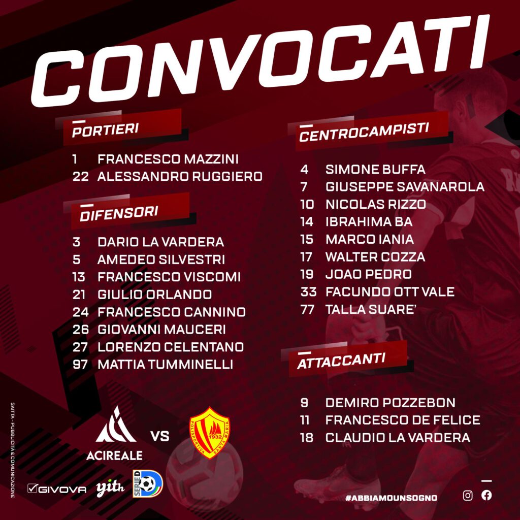 convocati acireale