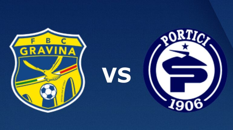 Serie D – Gravina – Portici 0-0: Spina sugli scudi, reti inviolate al “Vicino”