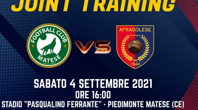 Afragolese, ufficiale il prossimo allenamento congiunto