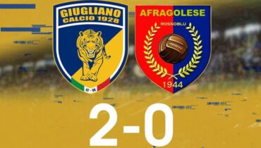Giugliano – Afragolese 2-0: Biasiol e Cerone regalano la vittoria ai “tigrotti”