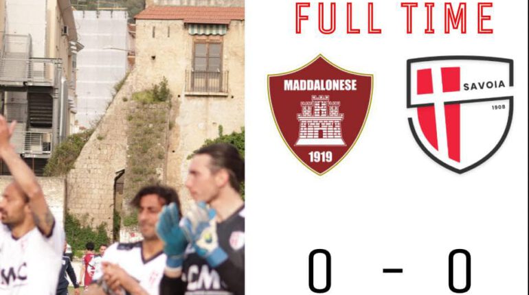 Maddalonese – Savoia 0-0: Perfetto equilibrio tra le due compagini